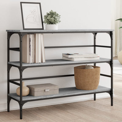 Harmaa konsolipöytä Albinica 100x32x75cm (puinen)