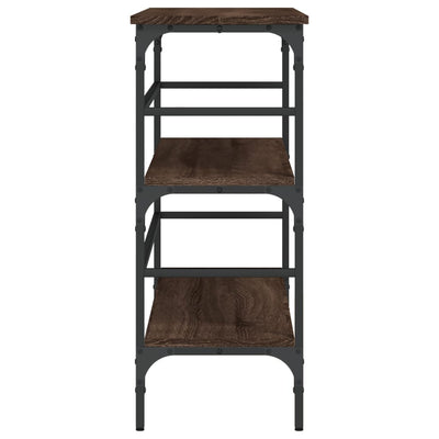 Ruskea konsolipöytä Albinica 100x32x75cm (puinen)