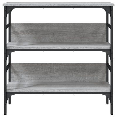 Konsolipöytä harmaa Sonoma 75x32x75 cm tekninen puu