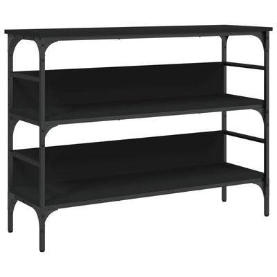 Konsolipöytä musta 100x32x75 cm tekninen puu