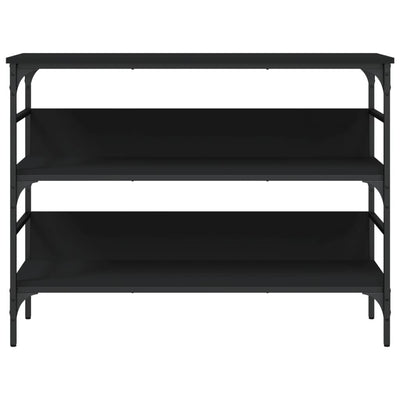 Konsolipöytä musta 100x32x75 cm tekninen puu