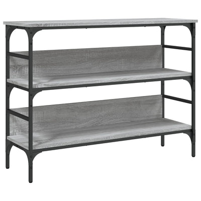 Konsolipöytä harmaa Sonoma 100x32x75 cm tekninen puu