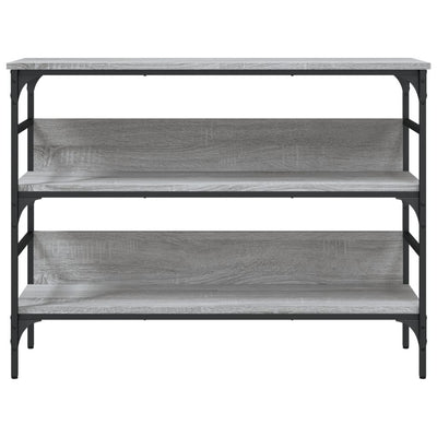 Konsolipöytä harmaa Sonoma 100x32x75 cm tekninen puu