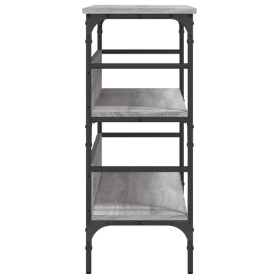 Konsolipöytä harmaa Sonoma 100x32x75 cm tekninen puu