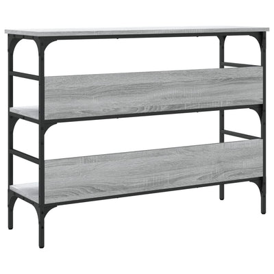 Konsolipöytä harmaa Sonoma 100x32x75 cm tekninen puu