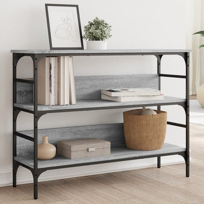 Harmaa konsolipöytä Iftimi 100x32x75cm (puinen)