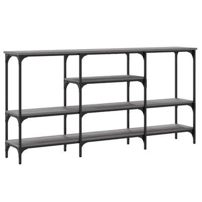 Harmaa konsolipöytä Martinean 160x29x80cm (puinen)