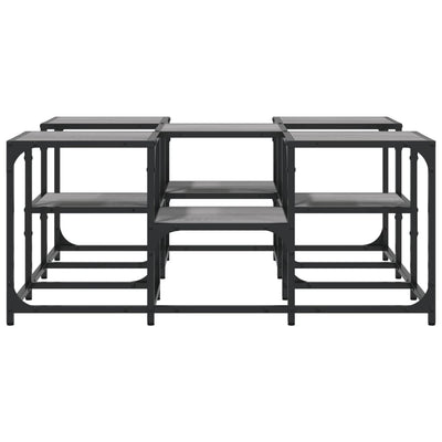 Sohvapöytä harmaa Sonoma 91x91x40 cm tekninen puu