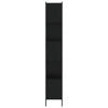 Kirjahylly musta 72x28x172 cm tekninen puu