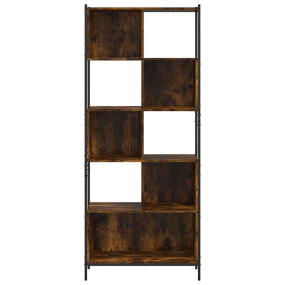 Kirjahylly savutammi 72x28x172 cm tekninen puu