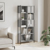 Kirjahylly harmaa Sonoma 72x28x172 cm tekninen puu