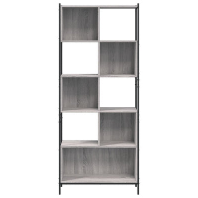 Kirjahylly harmaa Sonoma 72x28x172 cm tekninen puu