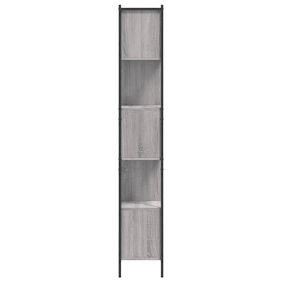 Kirjahylly harmaa Sonoma 72x28x172 cm tekninen puu