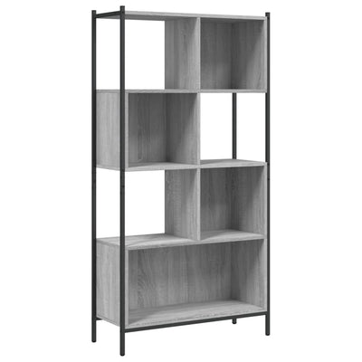 Kirjahylly harmaa Sonoma 72x28x172 cm tekninen puu
