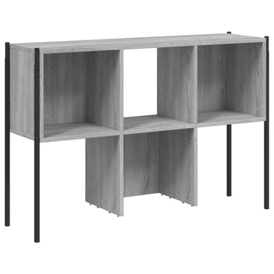 Kirjahylly harmaa Sonoma 102x28x172 cm tekninen puu