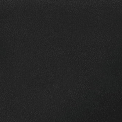 Valkoinen ja musta sängynrunko päädyllä Nagdy 80x200cm (keinonahka)