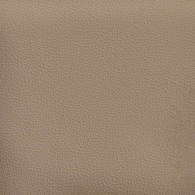 Sängynrunko päädyllä cappuccino 90x200 cm keinonahka