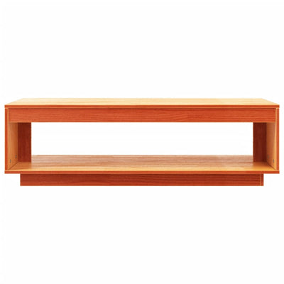 Sohvapöytä vahanruskea 110x50x33,5 cm täysi mänty