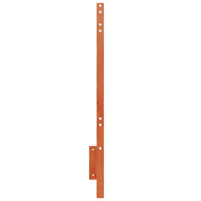 Sängynpääty ruskea 135 cm täysi mänty