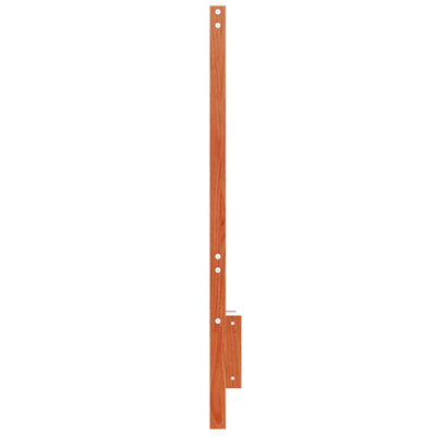 Sängynpääty ruskea 150 cm täysi mänty