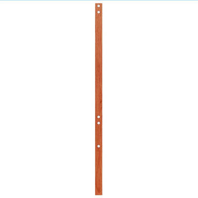 Sängynpääty ruskea 100 cm täysi mänty