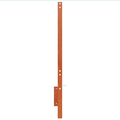 Sängynpääty ruskea 135 cm täysi mänty
