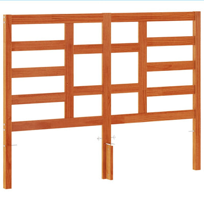 Ruskea sängynpääty Fiedler 135cm (mänty)