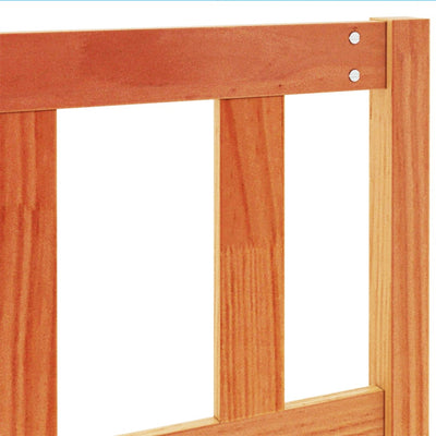 Ruskea sängynpääty Winfield 135cm (mänty)