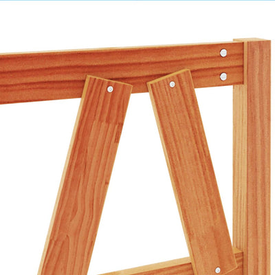 Ruskea sängynpääty Vierka 135cm (mänty)