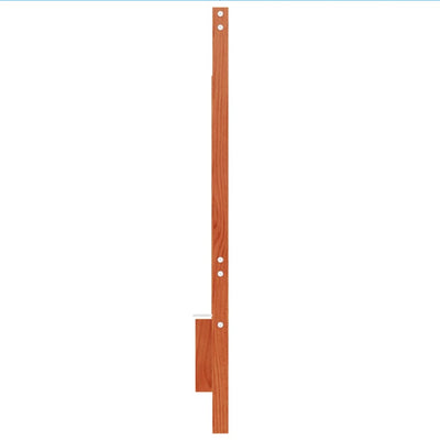 Sängynpääty ruskea 140 cm täysi mänty