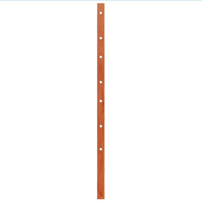 Sängynpääty ruskea 100 cm täysi mänty