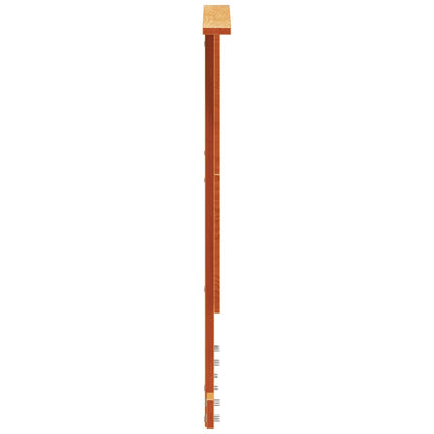Sängynpääty ruskea 90 cm täysi mänty