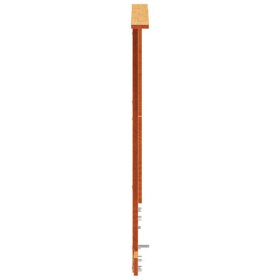 Sängynpääty ruskea 120 cm täysi mänty