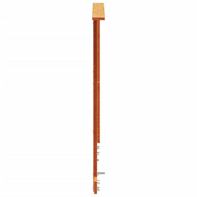 Sängynpääty ruskea 135 cm täysi mänty
