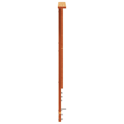 Sängynpääty ruskea 160 cm täysi mänty