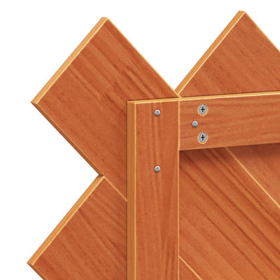 Ruskea sängynpääty Trinca 100cm (mänty)