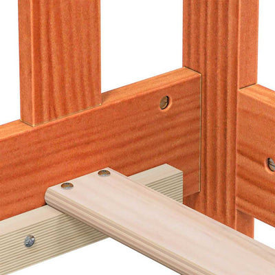 Vahanruskea sohvasänky Nuri 90x200cm (mänty)