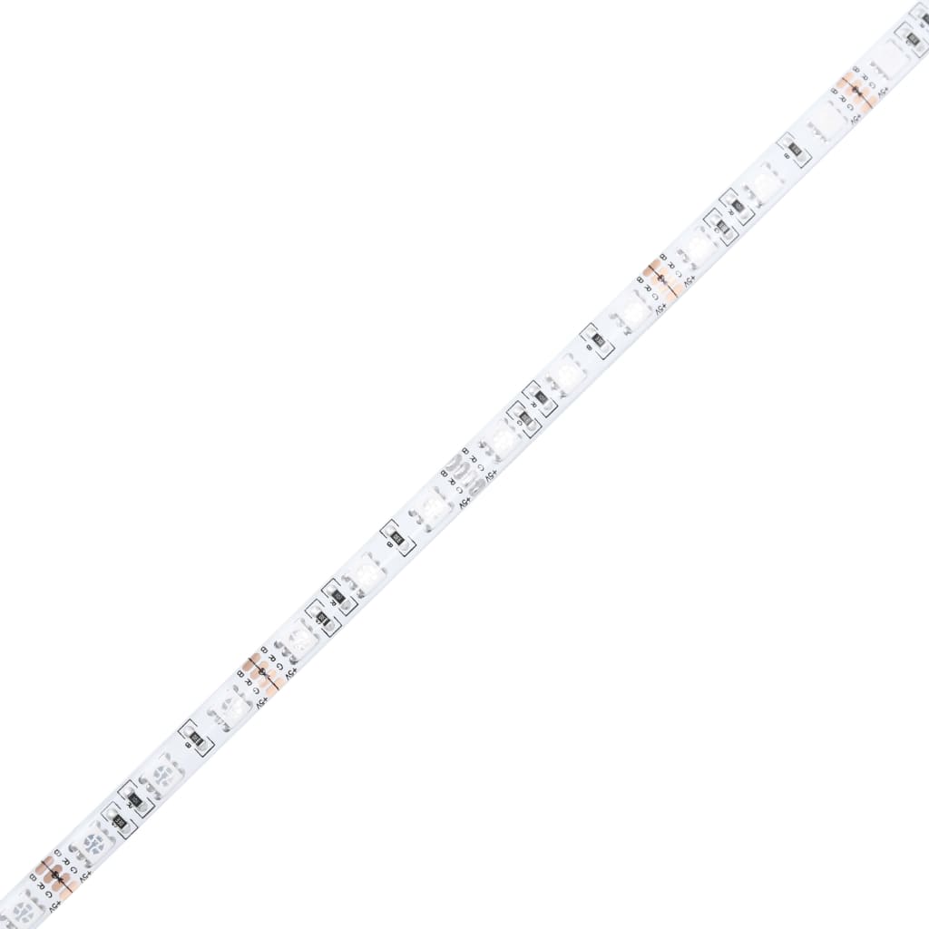 Vahanruskea led-sängynrunko Margretta 100x200cm (mänty)