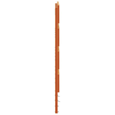Sängynpääty ruskea 150 cm täysi mänty