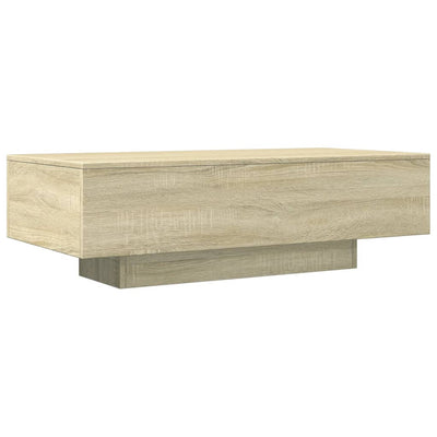 Sohvapöytä Sonoma-tammi 100x49,5x31 cm tekninen puu