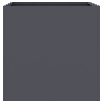 Antrasiitti kukkalaatikko Eusebie 42x40x39cm (kylmävalssattu teräs)
