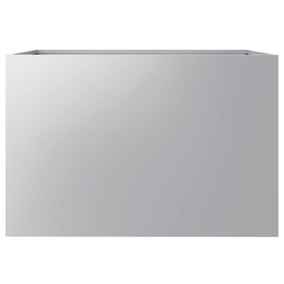 Hopea kukkalaatikko Eusebie 62x40x39cm (galvanoitu teräs)