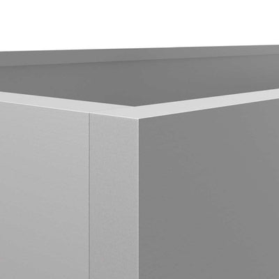 Hopea kukkalaatikko Eusebie 62x40x39cm (galvanoitu teräs)