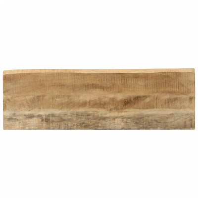Konsolipöytä elävillä reunoilla 105x33x76 cm täysi mangopuu