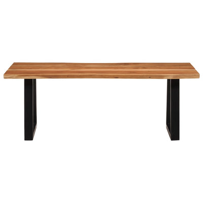 Sohvapöytä 110x55x40 cm täysi akasiapuu