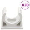 Johtokanava kiinnikkeillä Ø25 mm 10 m PVC