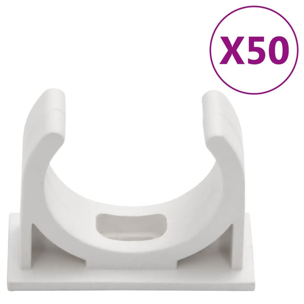 Johtokanava kiinnikkeillä Ø30 mm 30 m PVC