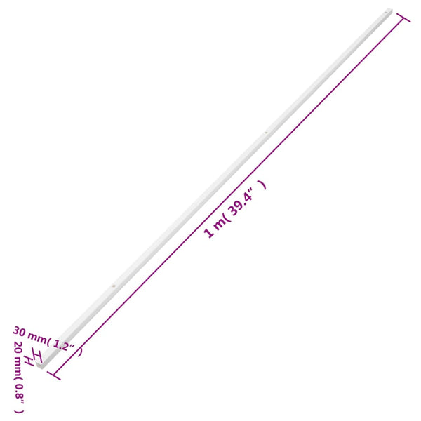Johtokanava 30x20 mm 10 m PVC