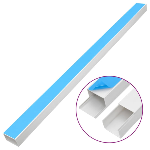 Johtokanava itsekiinnittyvä 100x40 mm 10 m PVC
