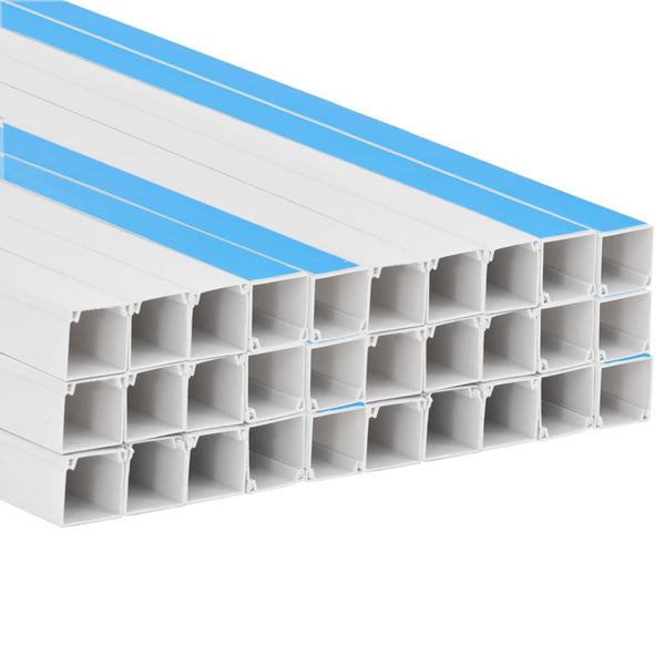 Johtokanava itsekiinnittyvä 25x25 mm 30 m PVC